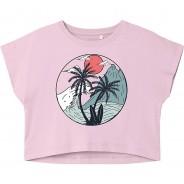 Preisvergleich für Oberteile: T-Shirt NKFVILMA  helllila Gr. 146/152 Mädchen Kinder