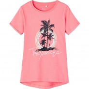 Preisvergleich für Oberteile: T-Shirt NKFVIX  apricot Gr. 146/152 Mädchen Kinder