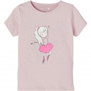 Preisvergleich für Oberteile: T-Shirt NMFBRIGATTA  lila Gr. 110 Mädchen Kleinkinder