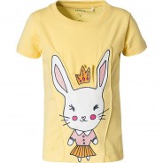 Preisvergleich für Oberteile: T-Shirt NMFHELIA , Organic Cotton creme Gr. 104 Mädchen Kleinkinder