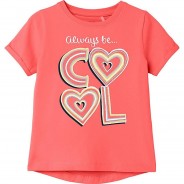 Preisvergleich für Oberteile: T-Shirt NMFVIX  apricot Gr. 92 Mädchen Kleinkinder