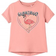 Preisvergleich für Oberteile: T-Shirt NMFVIX  rosa Gr. 86 Mädchen Kleinkinder