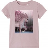 Preisvergleich für Oberteile: T-Shirt NMFVOTEA  lila Gr. 92 Mädchen Kleinkinder