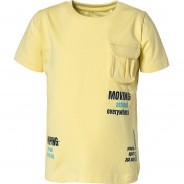Preisvergleich für Oberteile: T-Shirt NMMDIMMOS  gelb Gr. 110 Jungen Kleinkinder