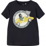 Preisvergleich für Oberteile: T-Shirt NMMJOAS  dunkelblau Gr. 110 Jungen Kleinkinder