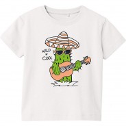 Preisvergleich für Oberteile: T-Shirt NMMVAGNO  weiß Gr. 104 Jungen Kleinkinder