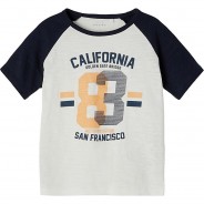 Preisvergleich für Oberteile: T-Shirt NMMVARGAS  weiß Gr. 116 Jungen Kinder