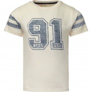 Preisvergleich für Oberteile: T-Shirt  offwhite Gr. 104 Jungen Kleinkinder