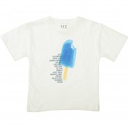 Preisvergleich für Oberteile: T-Shirt  offwhite Gr. 104/110 Jungen Kleinkinder