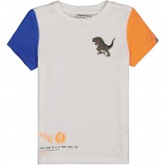 Preisvergleich für Oberteile: T-Shirt  offwhite Gr. 104/110 Jungen Kleinkinder