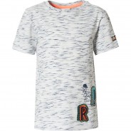 Preisvergleich für Oberteile: T-Shirt  offwhite Gr. 116/122 Jungen Kinder