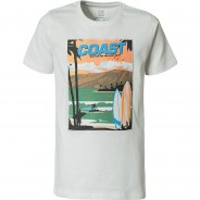 Preisvergleich für Oberteile: T-Shirt  offwhite Gr. 140 Jungen Kinder