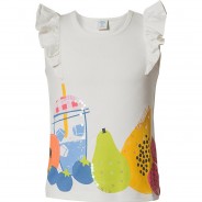 Preisvergleich für Oberteile: T-Shirt  offwhite Gr. 152 Mädchen Kinder