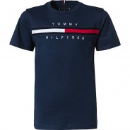 Preisvergleich für Oberteile: T-Shirt , Organic Cotton dunkelblau Gr. 152 Jungen Kinder