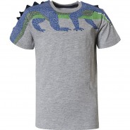Preisvergleich für Oberteile: T-Shirt , Organic Cotton hellgrau Gr. 116 Jungen Kinder
