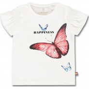 Preisvergleich für Oberteile: T-Shirt , Organic Cotton offwhite Gr. 128 Mädchen Kinder