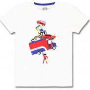 Preisvergleich für Oberteile: T-Shirt , Organic Cotton offwhite Gr. 98 Jungen Kleinkinder