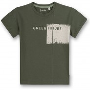 Preisvergleich für Oberteile: T-Shirt , Organic Cotton olive Gr. 116 Jungen Kinder
