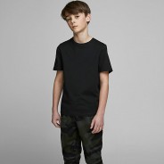 Preisvergleich für Oberteile: T-Shirt , Organic Cotton schwarz Gr. 176 Jungen Kinder