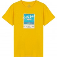 Preisvergleich für Oberteile: T-Shirt OZZY  gelb Gr. 116 Jungen Kinder