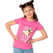 Preisvergleich für Oberteile: T-Shirt PFERDE , Pferde von SALT AND PEPPER pink Gr. 140/146 Mädchen Kinder