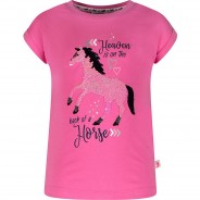 Preisvergleich für Oberteile: T-Shirt  pink Gr. 140/146 Mädchen Kinder