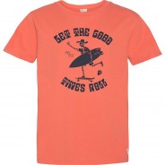 Preisvergleich für Oberteile: T-Shirt PRTJURIEN  orange Gr. 128 Jungen Kinder