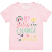 Preisvergleich für Oberteile: T-Shirt  rosa Gr. 116/122 Mädchen Kinder