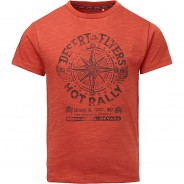 Preisvergleich für Oberteile: T-Shirt  rot Gr. 116 Jungen Kinder