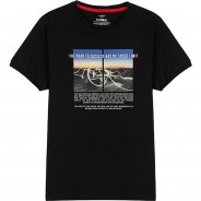 Preisvergleich für Oberteile: T-Shirt  schwarz Gr. 116 Jungen Kinder
