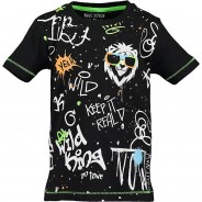 Preisvergleich für Oberteile: T-Shirt  schwarz Gr. 128 Jungen Kinder