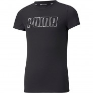 Preisvergleich für Oberteile: T-Shirt  schwarz Gr. 176 Mädchen Kinder