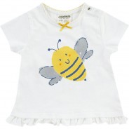Preisvergleich für Oberteile: T-Shirt T-Shirts  weiß Gr. 68 Mädchen Baby