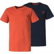 Preisvergleich für Oberteile: T-Shirt TOMIE  Doppelpack orange Gr. 176 Jungen Kinder