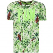 Preisvergleich für Oberteile: T-Shirt Tropical Allover Print T-Shirts  bunt Gr. 92/98 Jungen Kleinkinder