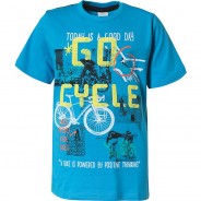 Preisvergleich für Oberteile: T-Shirt  türkis Gr. 116 Jungen Kinder