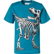Preisvergleich für Oberteile: T-Shirt  von ZAB kids türkis Gr. 104/110 Jungen Kleinkinder