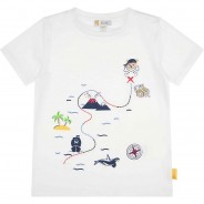 Preisvergleich für Oberteile: T-Shirt  weiß Gr. 110 Jungen Kleinkinder