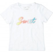 Preisvergleich für Oberteile: T-Shirt  weiß Gr. 116/122 Mädchen Kinder