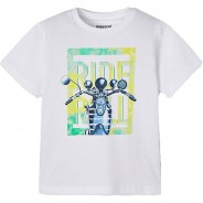 Preisvergleich für Oberteile: T-Shirt  weiß Gr. 128 Jungen Kinder