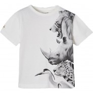 Preisvergleich für Oberteile: T-Shirt  weiß Gr. 128 Jungen Kinder