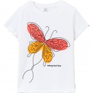 Preisvergleich für Oberteile: T-Shirt  weiß Gr. 158 Mädchen Kinder