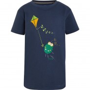 Preisvergleich für Oberteile: T-Shirt WINDFANG  dunkelblau Gr. 92/98 Jungen Kleinkinder