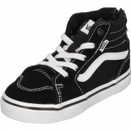 Preisvergleich für Schuhe: TD FILMORE HI ZIP (Suede/Canvas) Sneakers High Kinder schwarz Gr. 22  Kinder