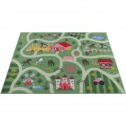 Preisvergleich für Heimtextilien: Teppich BIN 560 grün Gr. 100 x 200