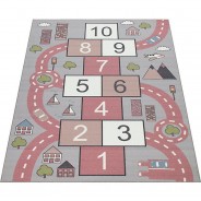 Preisvergleich für Heimtextilien: Teppich BIN 569 pink Gr. 160 x 220