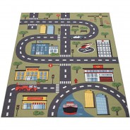 Preisvergleich für Heimtextilien: Teppich BIN 570 grün Gr. 200 x 200