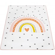 Preisvergleich für Heimtextilien: Teppich CHI 552 lila-kombi Gr. 80 x 80