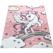 Preisvergleich für Heimtextilien: Teppich COS 213 pink Gr. 140 x 200