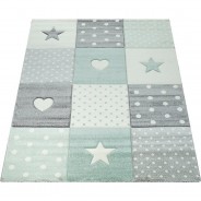 Preisvergleich für Heimtextilien: Teppich COS 339 grün Gr. 140 x 200